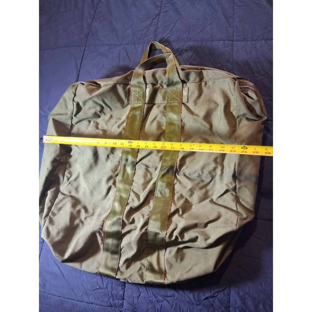 Vintage US Military Flyers‎ Helmet Bag Olive Drab Green Nylon Gear Tote Bag Mens
